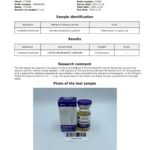 UTINON Trenbonon 200 test