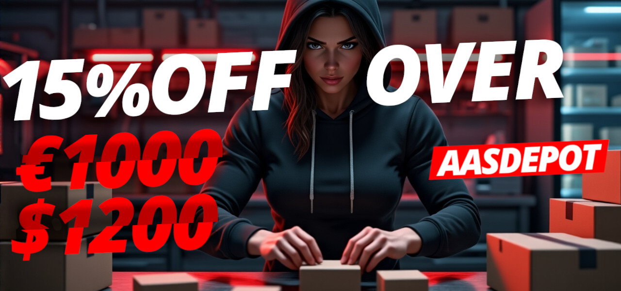 Save 15% on Orders Over €1000 or $1200!