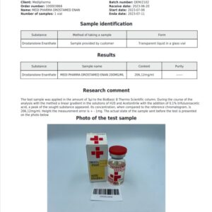 Medi Pharma DROSTAMED E 200 lab-test
