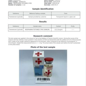 Testo_C Medi Pharma testomed cypio 250 lab-test