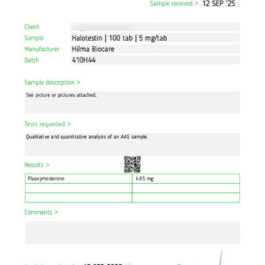 hilma-biocare-halotestin Hilma Biocare Halotestin lab-test