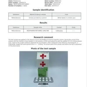 MethaMED 10 mg Medi Pharma lab-test