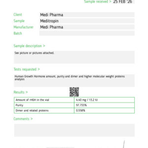 HGH-meditropin-lab-test Medi Pharma - Meditropin HGH - lab-test