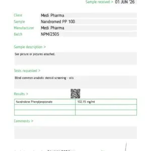 Medi Pharma Nandromed PP lab test