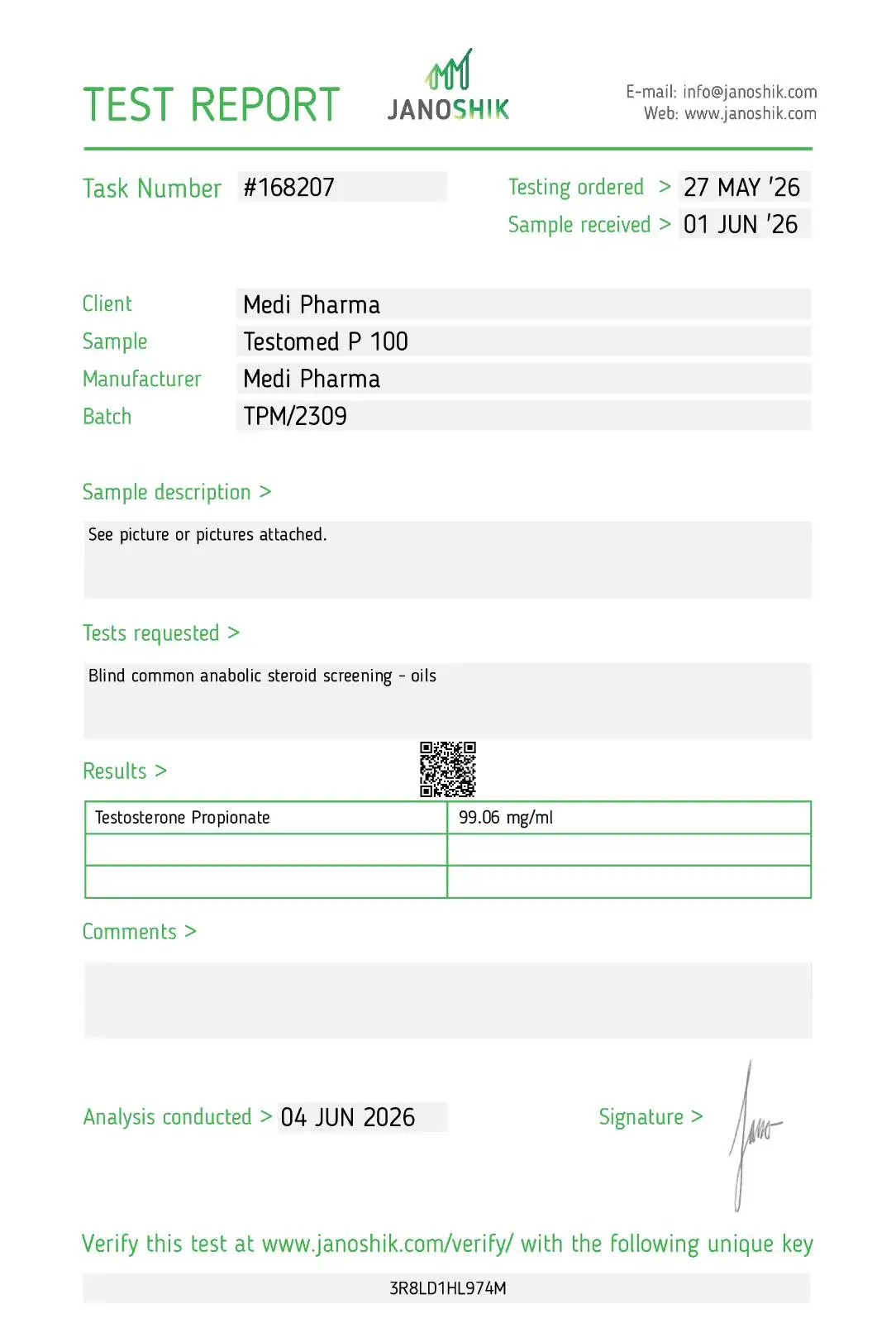 Medi-Pharma-TestoMed-Propio Medi Pharma Testomed Propio lab test