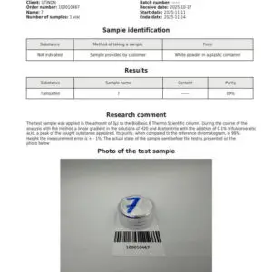 UTINON tamoxifen lab test