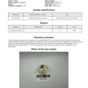 utinon-trenbolone-acetate-powder-lab-test.jpg UTINON trenbolone acetate lab test